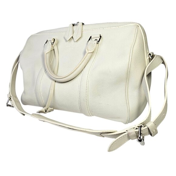 LOUIS VUITTON Leather Speedy Shoulder Bag Veau Cachemire SC Bag PM Vanille LV - Picture 6 of 16